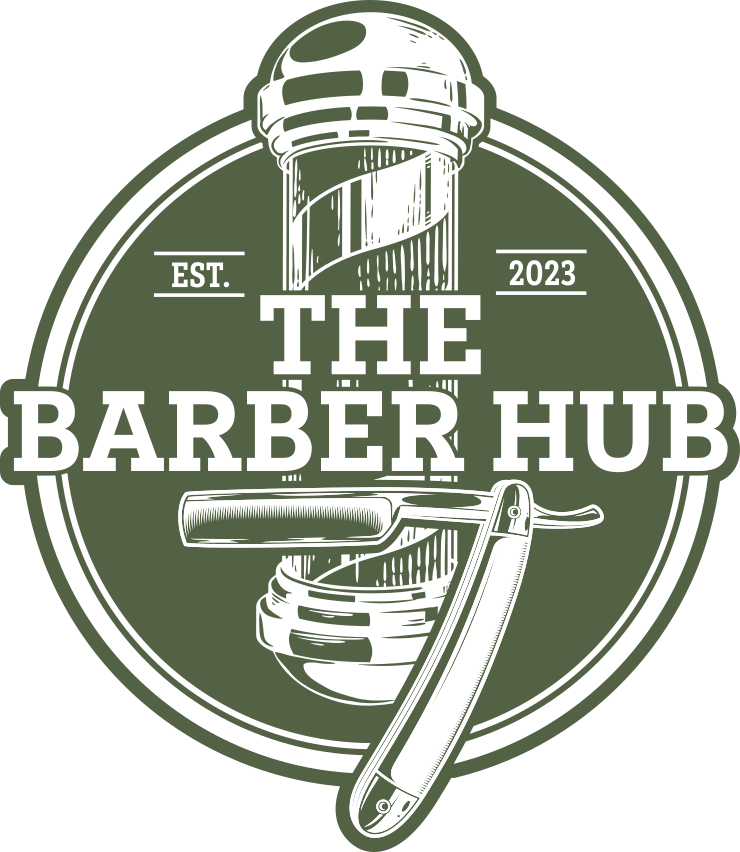 a barber shop logo